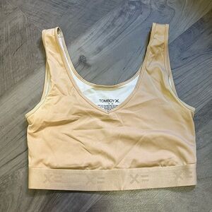 TomboyX V-neck compression top (safe binder alternative!)